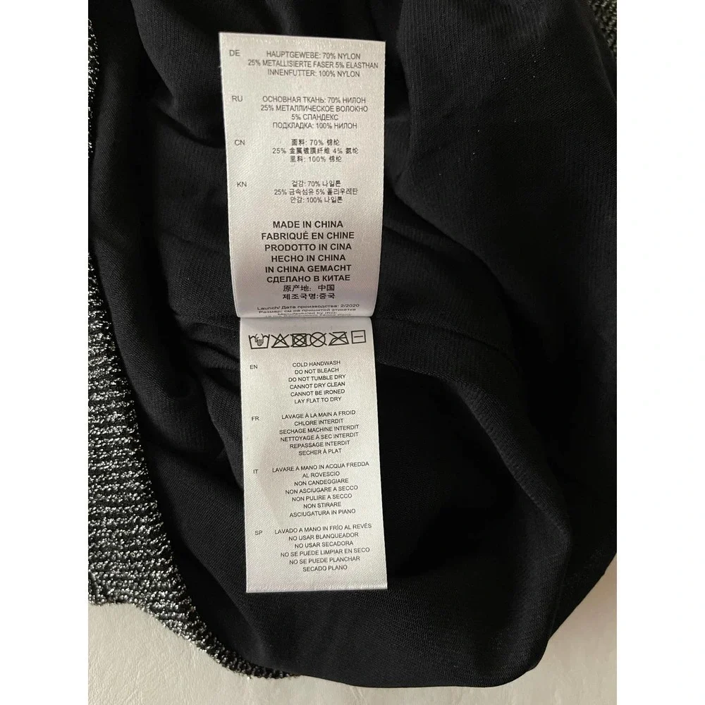 IRO Noize Metallic Dress Size 38
